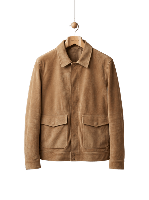 Chaqueta de ante